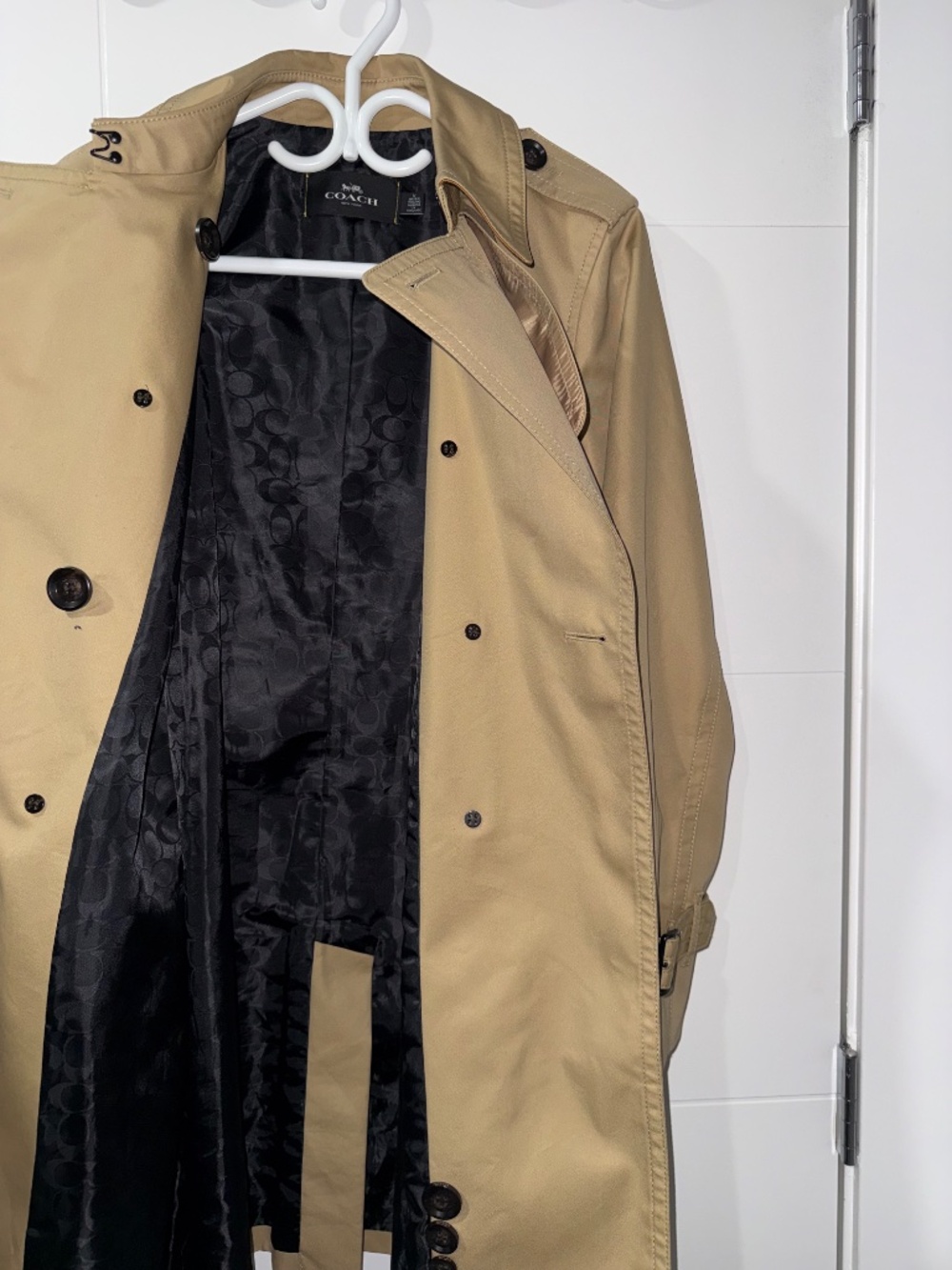 Coach Classic Trench Coat- tan/camel - Picture 4 of 4